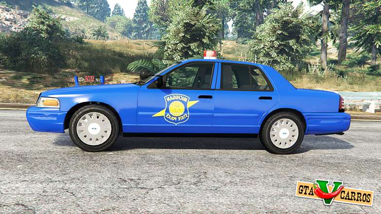 Ford Crown Victoria Police CVPI v2.0 [replace] for GTA 5 - side view