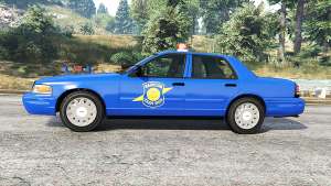 Ford Crown Victoria Police CVPI v2.0 [replace] for GTA 5 - side view