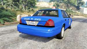 Ford Crown Victoria Police CVPI v2.0 [replace] for GTA 5 - rear view