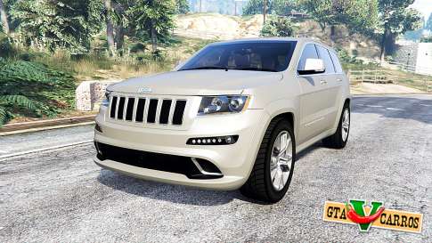 Jeep Grand Cherokee SRT8 (WK2) 2013 [replace] for GTA 5 - front view