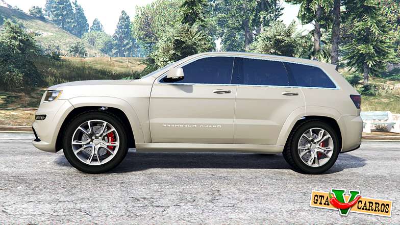 Jeep Grand Cherokee SRT8 (WK2) 2013 [replace] for GTA 5 - side view