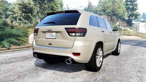 Jeep Grand Cherokee SRT8 (WK2) 2013 [replace] for GTA 5 - rear view
