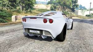 Lotus Sport Exige 240 2008 v1.1 [replace] for GTA 5 - rear view