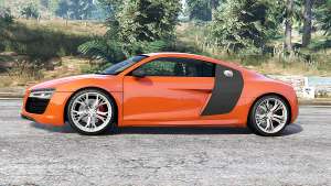 Audi R8 V10 Plus 2016 v1.1 [replace] for GTA 5 - side view