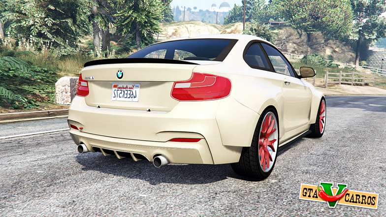 BMW M235i (F22) 2014 v1.1 [replace] for GTA 5 - rear view