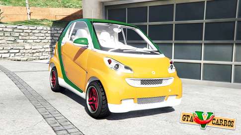 Smart ForTwo 2012 v2.0 [replace] for GTA 5 - front view