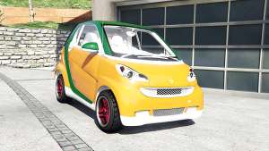 Smart ForTwo 2012 v2.0 [replace] for GTA 5 - front view