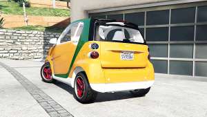 Smart ForTwo 2012 v2.0 [replace] for GTA 5 - rear view