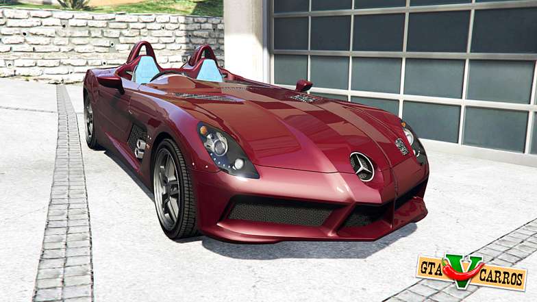 Mercedes-Benz SLR McLaren (Z199) 2009 [add-on] for GTA 5 - front view