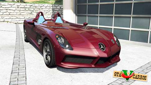 Mercedes-Benz SLR McLaren (Z199) 2009 [add-on] for GTA 5 - front view