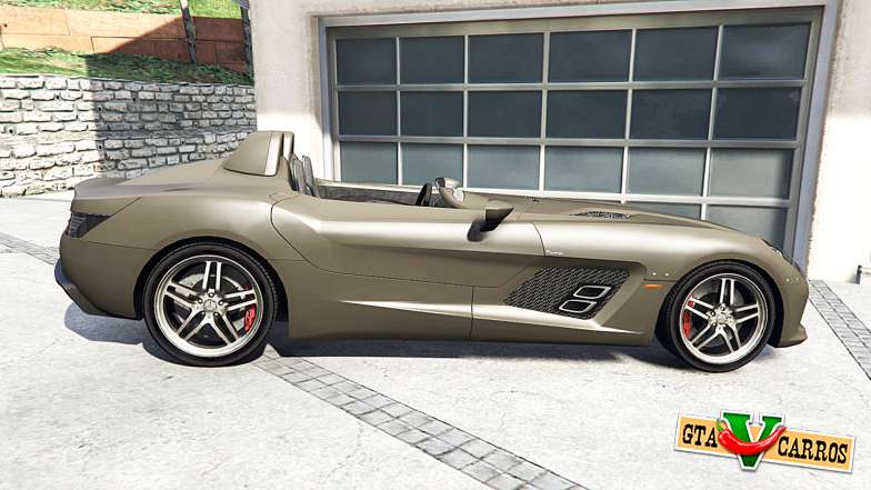 Mercedes-Benz SLR McLaren (Z199) 2009 [replace] for GTA 5 - side view