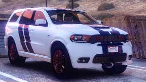 Dodge Durango SRT HD 2018 1.6 for GTA 5 - front view