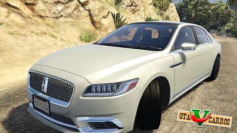 Lincoln Continental 2017 v1.0 for GTA 5 - front view
