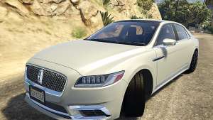 Lincoln Continental 2017 v1.0 for GTA 5 - front view