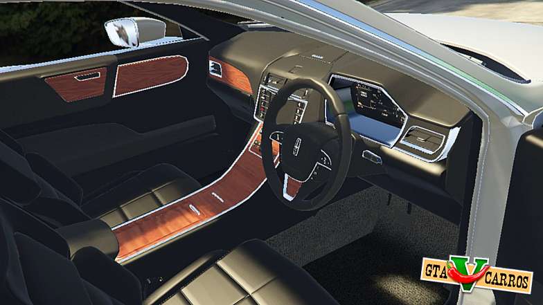 Lincoln Continental 2017 v1.0 for GTA 5 - interior
