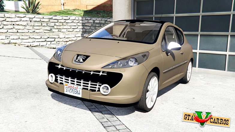 Peugeot 207 RC 2007 [add-on] for GTA 5 - front view