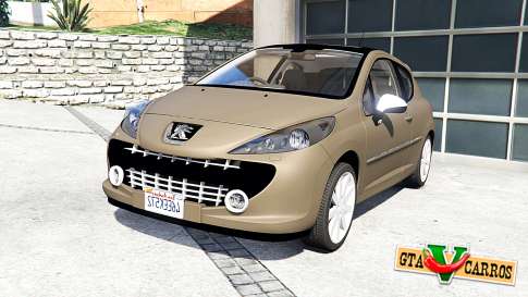 Peugeot 207 RC 2007 [add-on] for GTA 5 - front view
