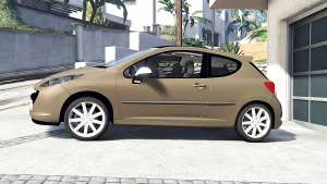 Peugeot 207 RC 2007 [add-on] for GTA 5 - side view