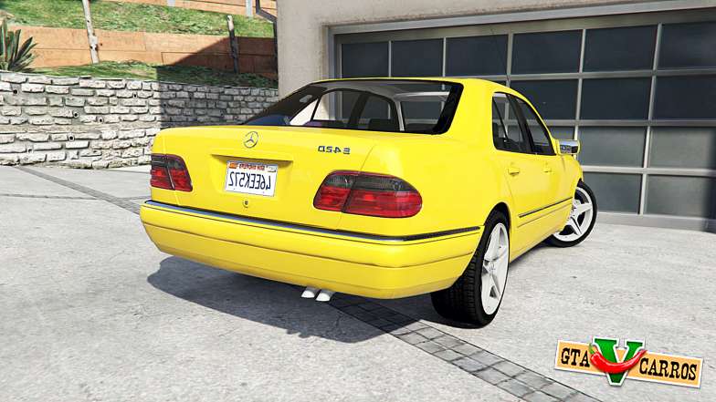 Mercedes-Benz E 420 (W210) [add-on] for GTA 5 - rear view