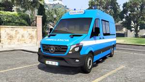 Mercedes-Benz Sprinter Ambulance [add-on] for GTA 5 - front view