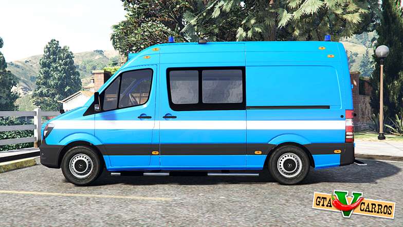 Mercedes-Benz Sprinter Ambulance [add-on] for GTA 5 - side view
