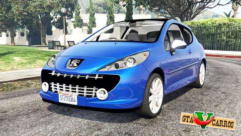 Peugeot 207 RC 2007 v0.3 [add-on] for GTA 5 - front view