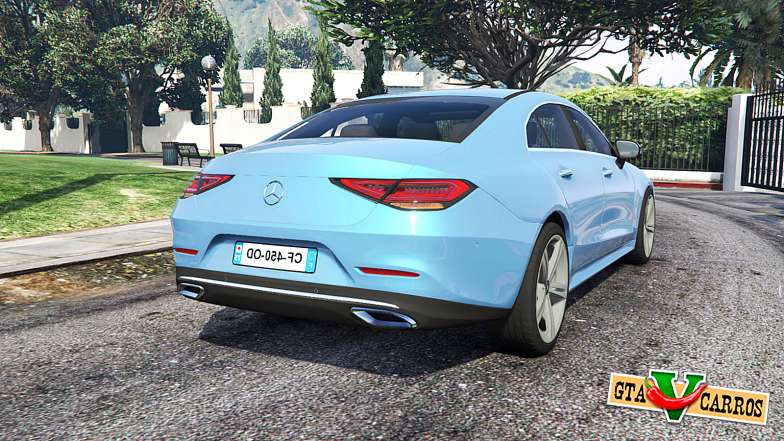 Mercedes-Benz CLS 450 (C257) 2018 for GTA 5 - rear view