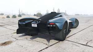 Aston Martin Valkyrie prototype 2017 [add-on] for GTA 5 - rear view