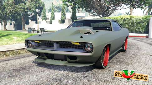 Plymouth Cuda 1970 Torc [add-on] for GTA 5 - front view