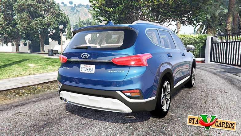 Hyundai Santa Fe (TM) 2018 [add-on] for GTA 5 - rear view