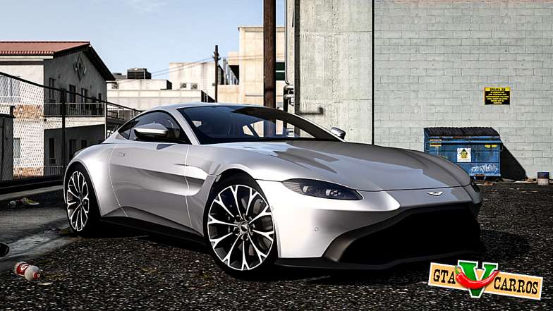 Aston Martin Vantage 2019 for GTA 5 - front view