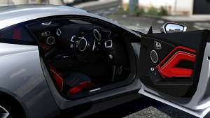 Aston Martin Vantage 2019 for GTA 5 - interior