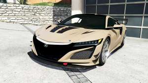 Acura NSX 2017 [replace] for GTA 5 - front view