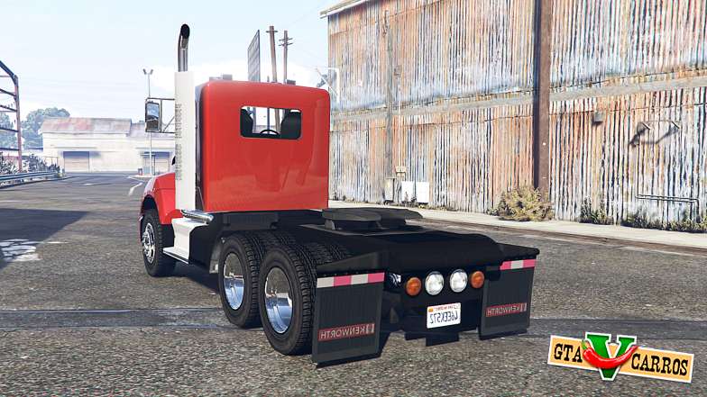 Kenworth T440 2009 for GTA 5 - rear view