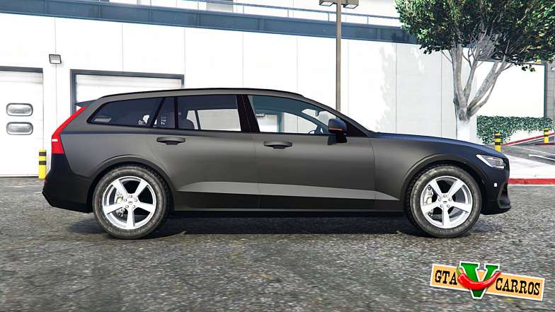 Volvo V60 T6 2018 Unmarked Police [ELS] for GTA 5 - side view