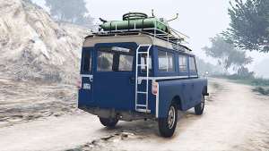 Land Rover Series II 109 Station Wagon 1971 for GTA 5 - rear view
