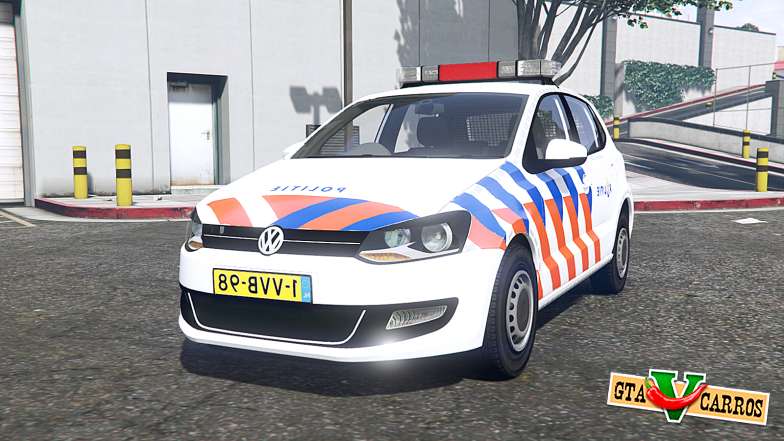 Volkswagen Polo (Typ 6R) 2011 Politie [ELS] for GTA 5 - front view