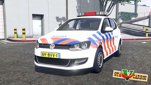 Volkswagen Polo (Typ 6R) 2011 Politie [ELS] for GTA 5 - front view