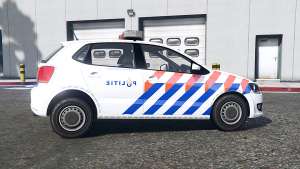 Volkswagen Polo (Typ 6R) 2011 Politie [ELS] for GTA 5 - side view