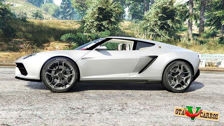 Lamborghini Asterion for GTA 5 - side view