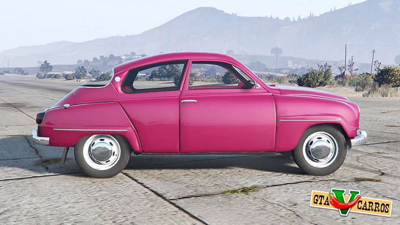 Saab 96 for GTA 5 - side view