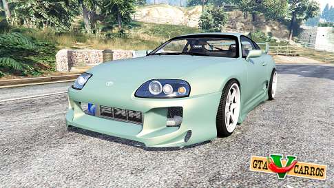 Toyota Supra for GTA 5 - front view
