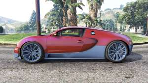 Bugatti Veyron 16.4 Super Sport 2010 for GTA 5 - side view