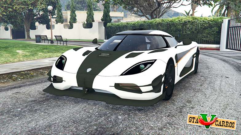 Koenigsegg One1 2014 for GTA 5 - front view