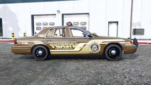Ford Crown Victoria Sheriff for GTA 5 - side view