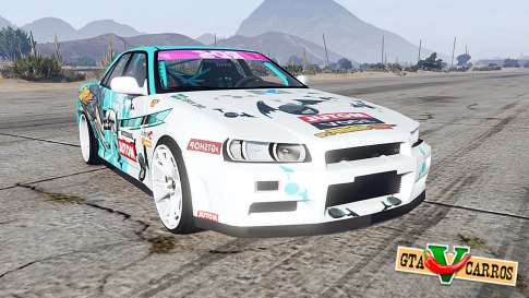 Nissan Skyline for GTA 5 - front view