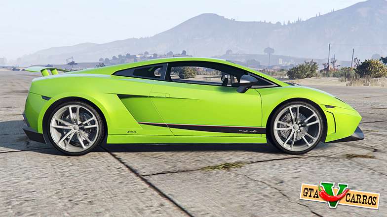 Lamborghini Gallardo for GTA 5 - side view
