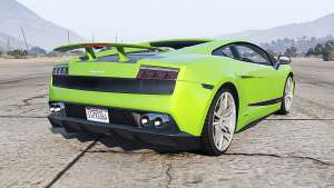 Lamborghini Gallardo for GTA 5 - rear view