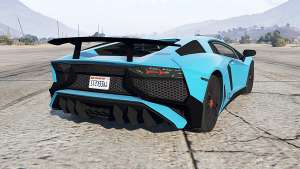 Lamborghini Aventador for GTA 5 - rear view