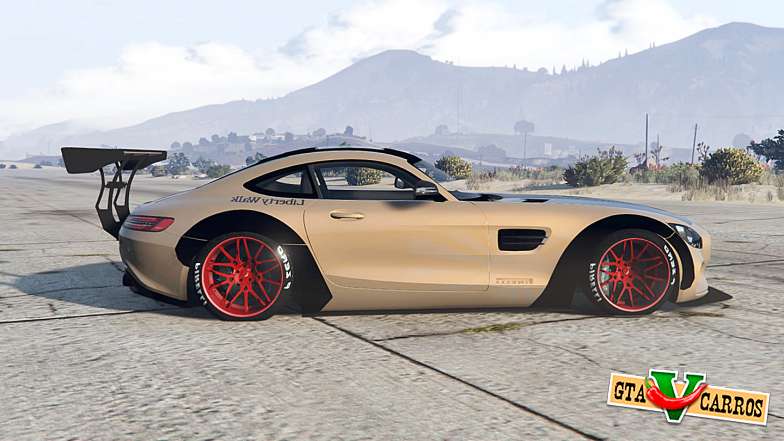 Mercedes-AMG GT for GTA 5 - side view